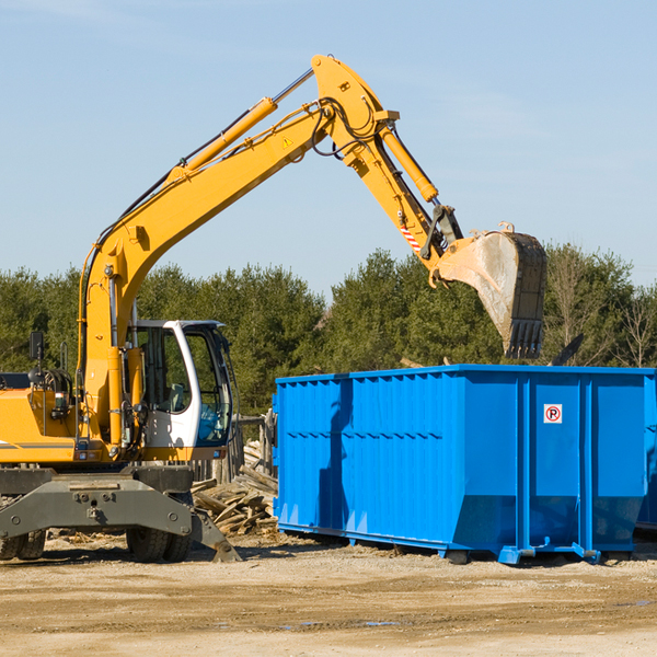 are there any restrictions on where a residential dumpster can be placed in Hyndman Pennsylvania